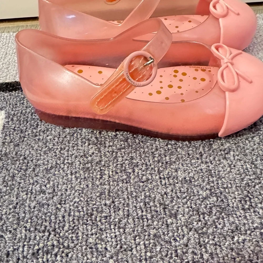 Mini Melissa Pink Mary Jane Shoes for Toddler size 9 - Picture 4 of 7